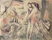 Marie Laurencin Gentlest dancer oil on canvas